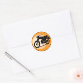 Yamaha FS1E 'FIZZY' Classic moped Runder Aufkleber (Umschlag)