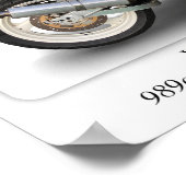 Yamaha FZR Genesis Motorrad - A3-Großdruck Poster (Ecke)