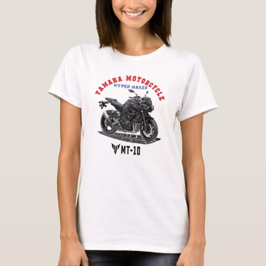 YAMAHA MT-10 Custom Designer Apparel T - Shirt (Vorderseite)