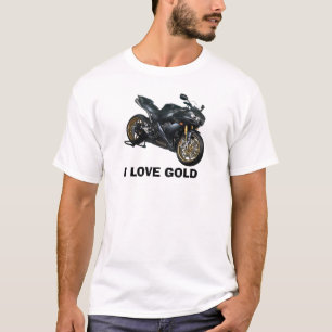 yamaha-r1-BG, i-LIEBE-GOLD T-Shirt