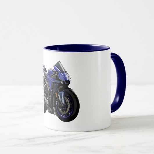 Yamaha R1 cute style Tasse (VorderseiteRechts)