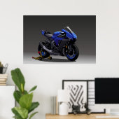 Yamaha R1 Poster (Heimbüro)