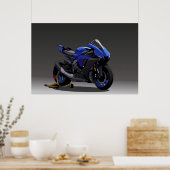 Yamaha R1 Poster (Küche)