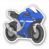 Yamaha R1 simple style Aufkleber (Vorderseite)