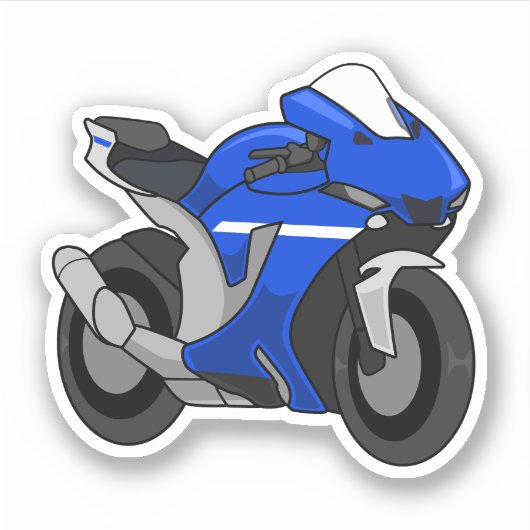 Yamaha R1 simple style Aufkleber (Vorderseite)