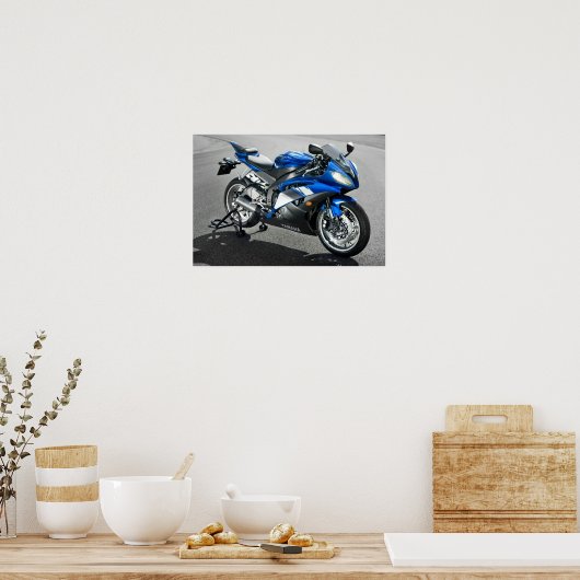 Yamaha R6 Poster (Küche)