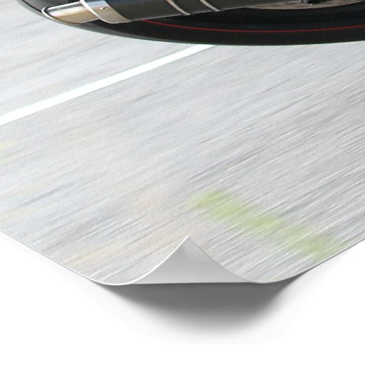 YAMAHA R6 POSTER (Ecke)