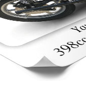 Yamaha RD400 Motorrad - A3-Druckplakat Poster (Ecke)