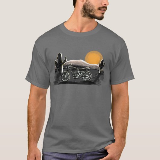 YAMAHA SR400-Liebhaber T-Shirt (Vorderseite)