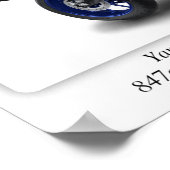 Yamaha Tracer 900 GT ABS Motorrad - A3 Poster (Ecke)