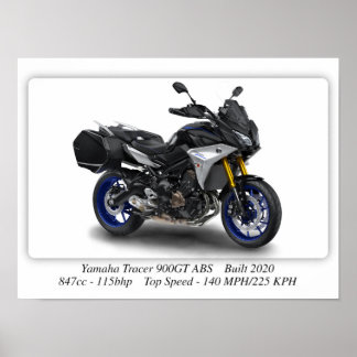 Yamaha Tracer 900 GT ABS Motorrad - A3 Poster