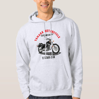 YAMAHA V STAR 250 Custom Designer Apparel T - Shir Hoodie