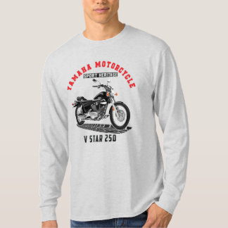 YAMAHA V STAR 250 Custom Designer Apparel T - Shir T-Shirt