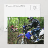 Yamaha WR50-F Postkarte (Vorne/Hinten)