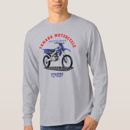 YAMAHA YZ450F Custom Designer Bekleidung T - Shirt (Vorderseite)