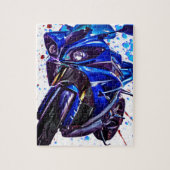 Yamaha YZF R1 Art Print Puzzle (Vertikal)