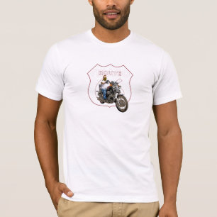 Yamahavirago-klassischer Motorrad-Weg 66 T-Shirt