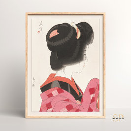 Yamakawa Shuho Red Collar Elegance Japanisch Asiat Poster