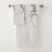 Yamamoto Baiitsu Winter Vintage japanische Malerei Badhandtuch Set (Insitu)