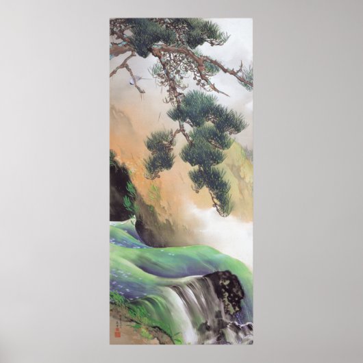 Yamamoto Shunkyo - Frühling des Berges Poster (Vorne)