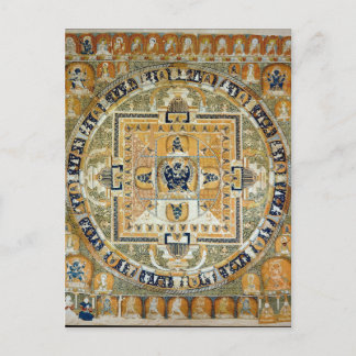Yamantaka Vajrabhairava Tibetan Deity Mandala Postkarte