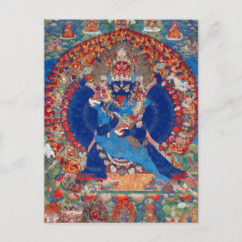 Yamantaka Vajrabhairava tibetisch-buddhistische De Postkarte