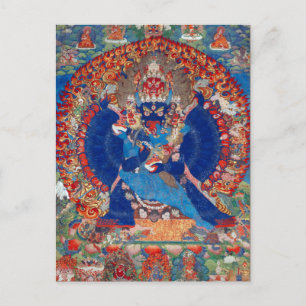 Yamantaka Vajrabhairava tibetisch-buddhistische De Postkarte
