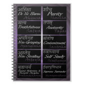 Yamas u. Niyamas Zeitschrift Notizblock (Vorderseite)