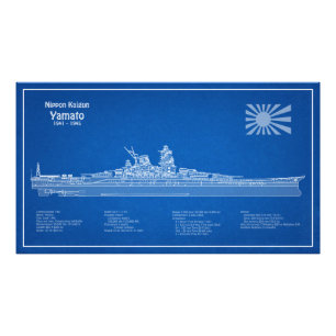 Yamato - Pläne für Schiffskonzepte ABD Fotodruck