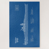 Yamato - Pläne für Schiffskonzepte ABD Puzzle (Vertikal)