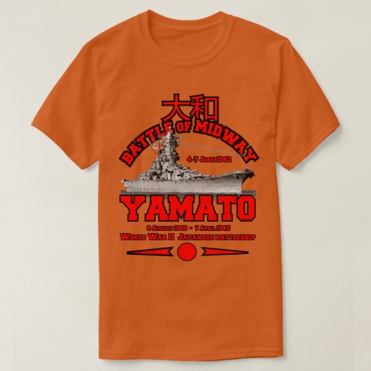 YAMATO ww2 T-Shirt (Design vorne)