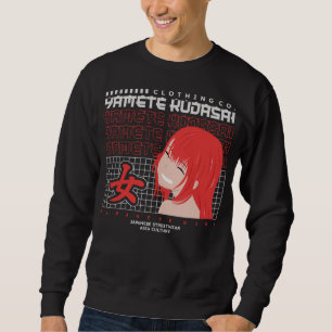 Yamete Kudasai Anime Mädchen T-Shirt Sweatshirt