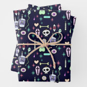 Yami Kawaii Weihnachtswrapping Geschenkpapier Set (Beispiel)