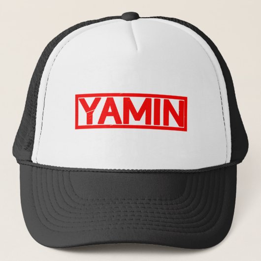 Yamin Briefmarke Truckerkappe (Vorderseite)