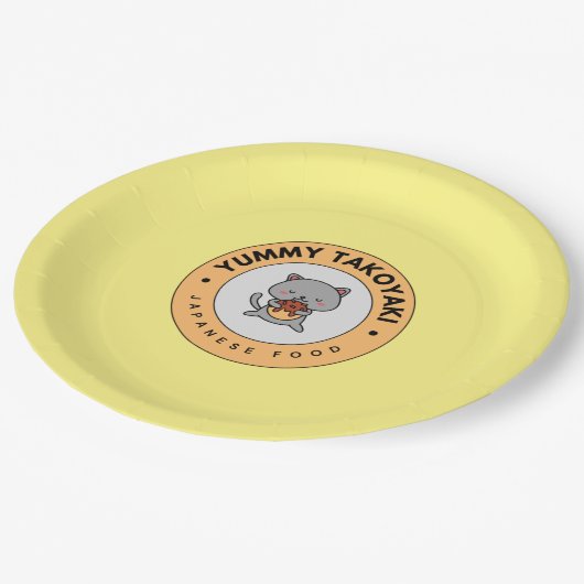 Yammi Takoyaki: Authentic Japanese Street Food - B Pappteller (Schrägansicht)