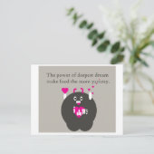 Yammy Postkarte (Stehend Vorderseite)