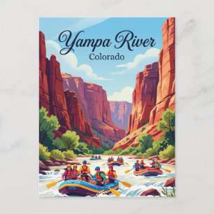 Yampa River, Colorado, USA Postkarte