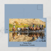 Yampa River - Westliche Reise Postkarte (Vorne/Hinten)