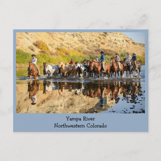 Yampa River - Westliche Reise Postkarte (Vorderseite)