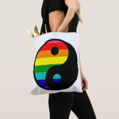 Yan-Yan-Yang-Gay Pride Wiederverwendbar Tasche (Von Nahem)