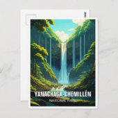 Yanachaga-Chemillén-Nationalpark Peru Postkarte (Vorne/Hinten)
