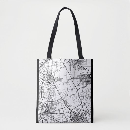 Yancheng China City Map Tasche (Vorderseite)