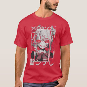 Yandere Anime Menhera Mädchen Kawaii Japanischer H T-Shirt
