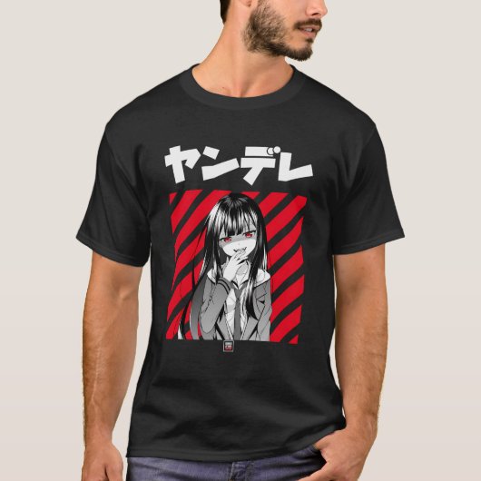 Yandere Japanese Anime Long Sleeve Shirt (Vorderseite)