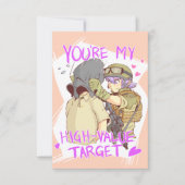 Yandere Operator Valentine 2 Einladung (Vorderseite)