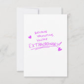 Yandere Operator Valentine 4 Einladung (Rückseite)