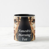 Yanesh Morning Tea Personalisiert anpassbar Tasse (Zentrum)