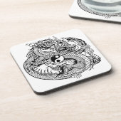 Yang-Drache Untersetzer (Linke Seite)