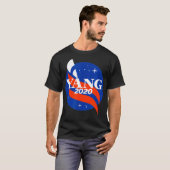 Yang Gang 2020 Space Yang für Präsident Kundgebung T-Shirt (Vorne ganz)