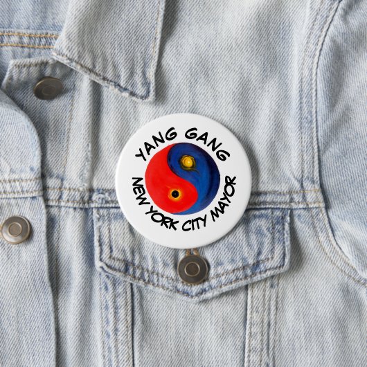 Yang Gang NYC Mayor Button (Beispiel)